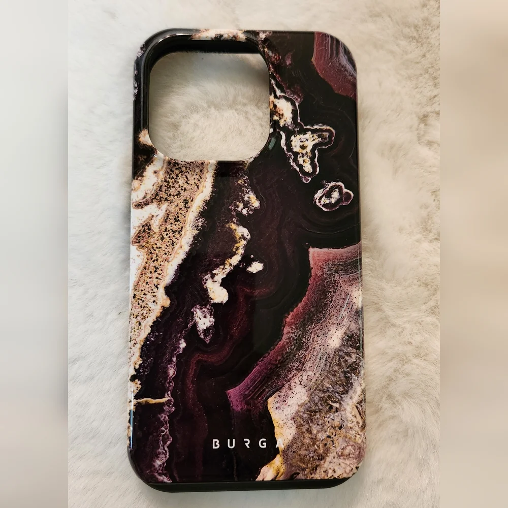 Burga Tough iPhone 14 Pro Case Purple Skies New in Box